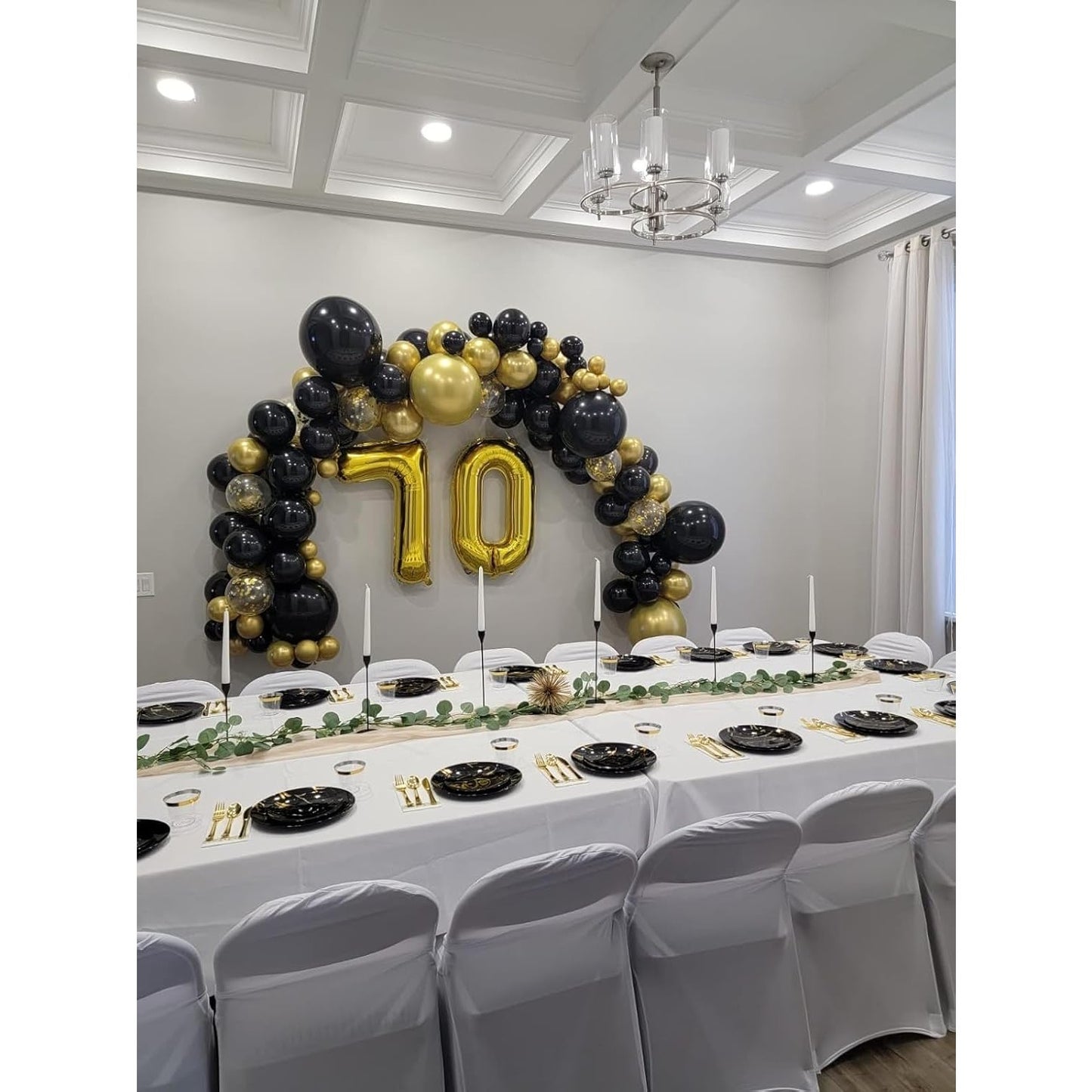 Balon Figurina Cifra 0, Balon Aniversar din Folie Metalizata, Umflare Aer sau Heliu, Inclus Pai Umflare, 80 cm, Auriu