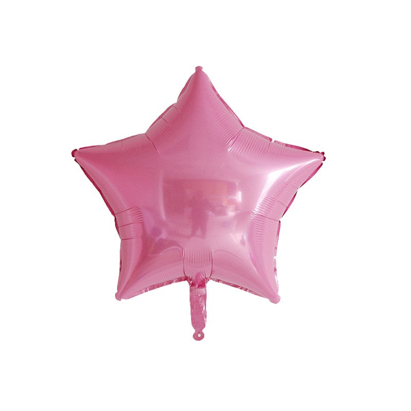 Set 8 Baloane Aniversare Cifra 1 Prințesă, Baloane din Folie Metalizată și Latex, Temă Prima Aniversare, Potrivite pentru Aer sau Heliu, Roz, 8 Bucăți