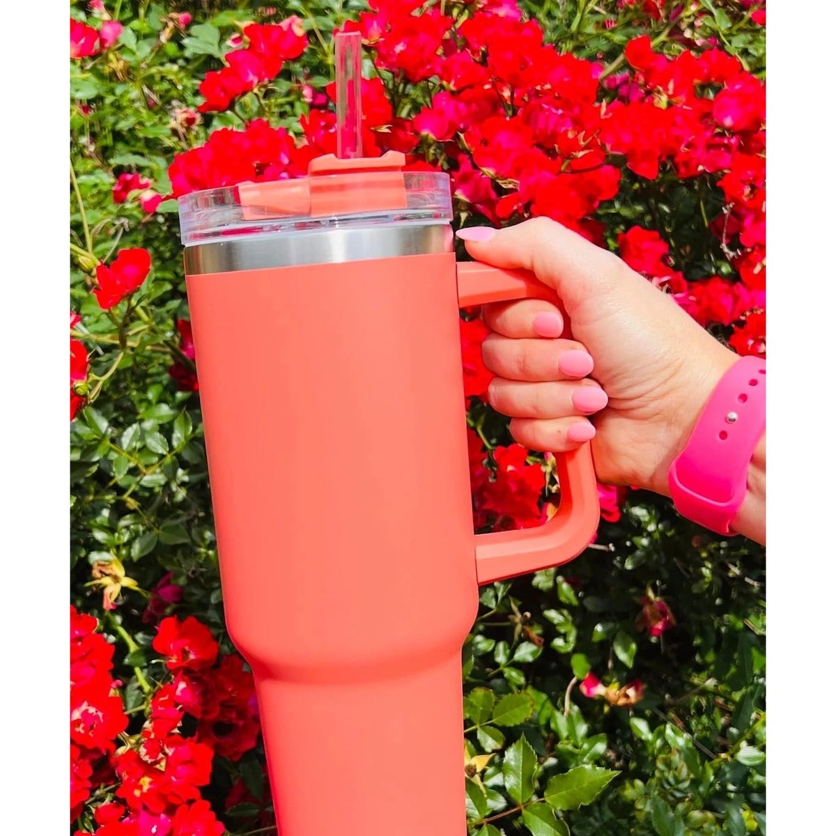 Cana Termos cu Maner si Pai, Izolare Termica 6 Ore, Otel Inoxidabil 304 si Plastic, Capac Etans Rotativ, 1200 ml, Portocaliu