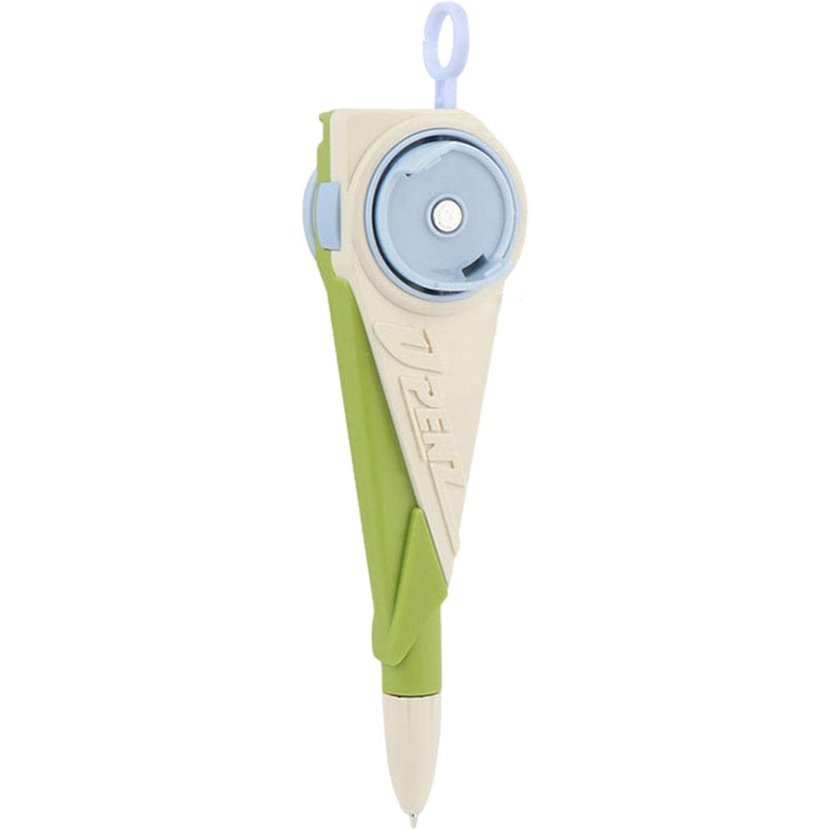 Pix Multifunctional cu Jucarie Titirez Rotativ, Instrument de Scris Interactiv pentru Copii, Material ABS, 5x1.5x17 cm, Verde