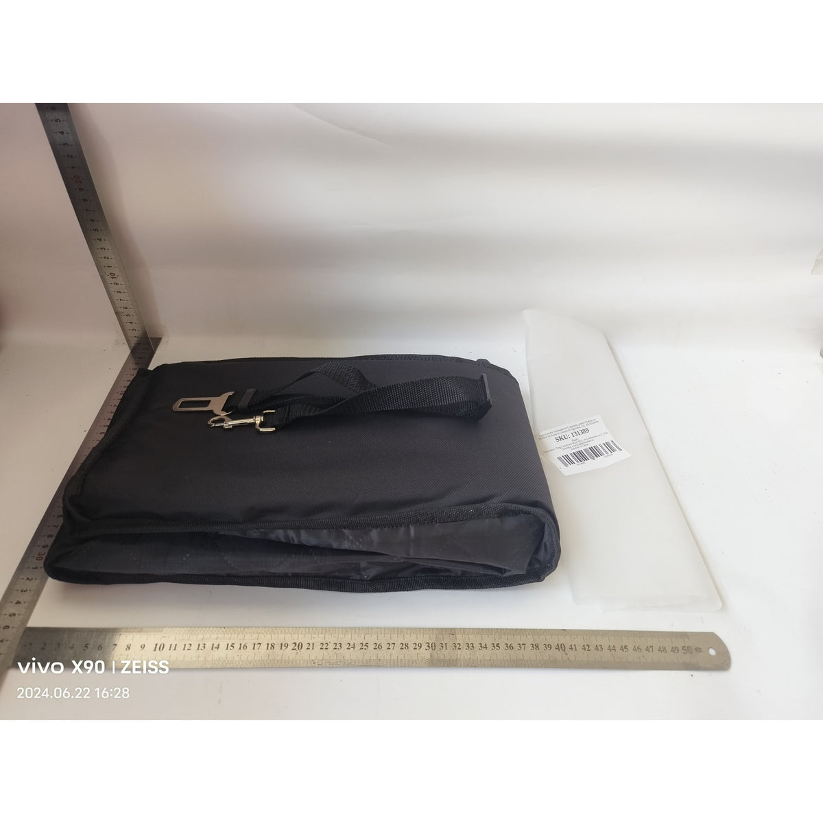Scaun Auto Pentru Caini Si Pisici, Suport Transport Animale Cu Prindere De Scaun Si Centura Siguranta, Material Textil Moale, 45x43x60 cm, Gri