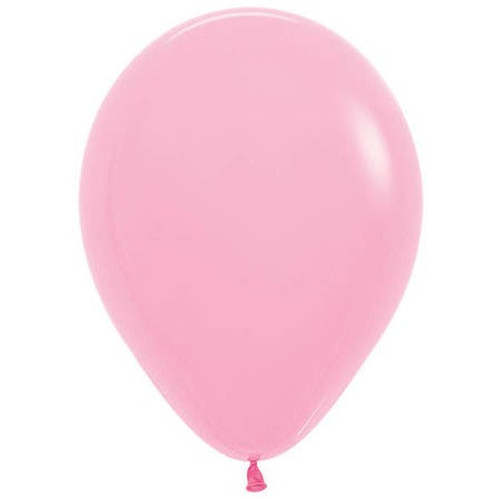 Set 10 Baloane din Latex, Model Mix Simple si cu Buline, Compatibile Aer sau Heliu, 30 cm, Roz, 2.8 g