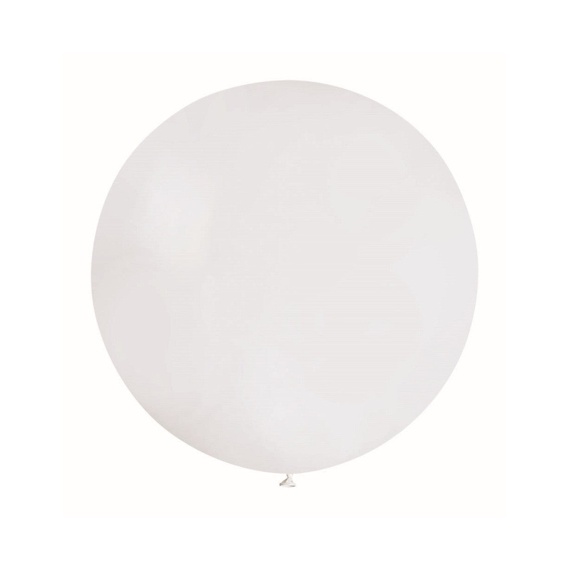 Set 2 Baloane Party Jumbo din Latex, Dimensiuni Mari pentru Petreceri, 90 cm, 35 g, Alb si Bej