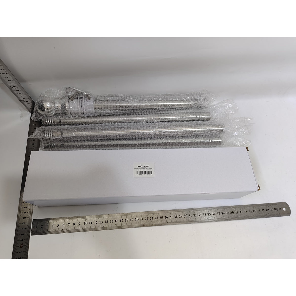 Suport de Steag Telescopic, Catarg Robust pentru Exterior și Interior, Rezistent la Vânt, Metal, 180 cm, Argintiu