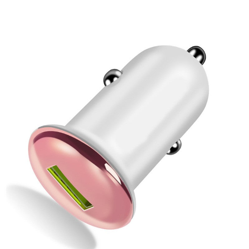 Incarcator Auto Quick Charge 3.0, Adaptor Universal USB pentru Masina si Camion 12-24V, Material ABS Rezistent, Roz