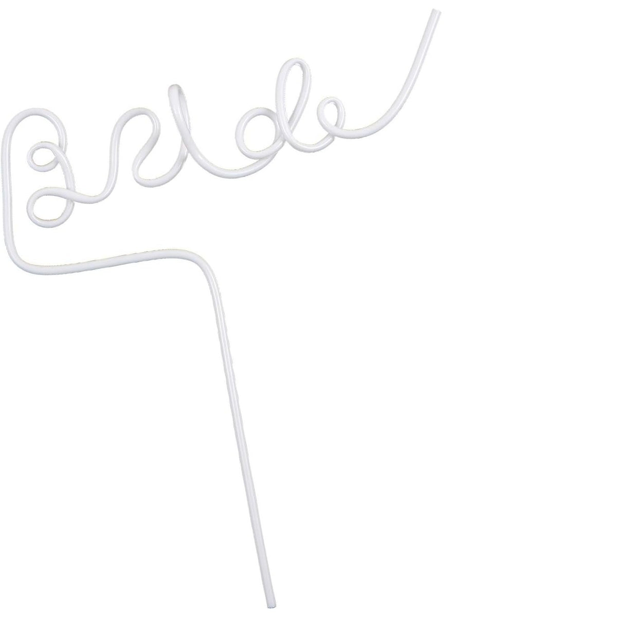 Pai de Plastic Reutilizabil Bride, Accesoriu Petrecere Burlăcițe și Nuntă, Material PET Durabil, Diametru 0.5 cm, Alb