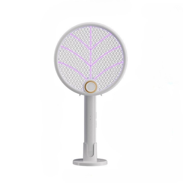 Lampa Electrica Impotriva Tantarilor si Insectelor, Dispozitiv Anti-Tantari cu Lumina UV, Reincarcabila USB, Plasa din Aluminiu, Silentioasa, 42.5 x 22 x 10.5 cm, Alb