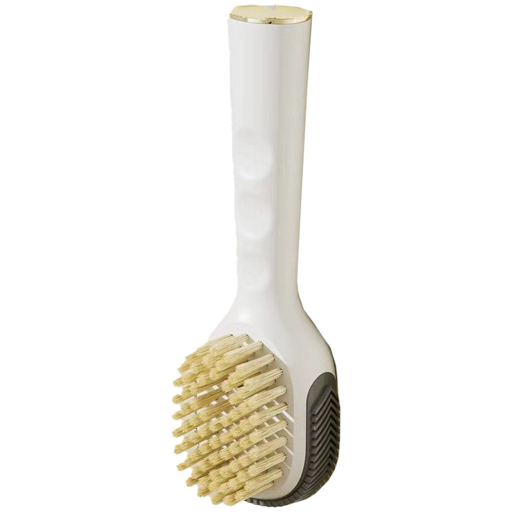 Perie pentru Curatare Incaltaminte cu Recipient pentru Detergent, Perie Multifunctionala pentru Lenjerie, Peri Moi din Nylon, Plastic Durabil, 22x6x4 cm, Alb