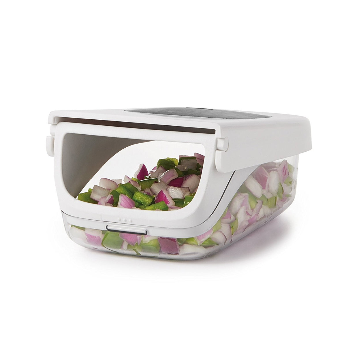 Feliator pentru Legume si Fructe, Presa Manuala pentru Cartofi Pai, Design Ergonomic cu Lame din Otel Inoxidabil, Material ABS, 20x12.5x10 cm, Alb