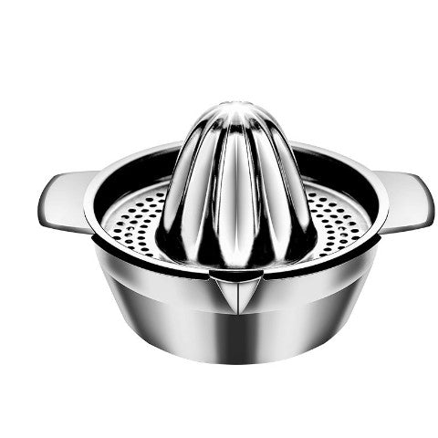 Storcator de Citrice Manual, Presa pentru Fructe, Design Ergonomic, Otel Inoxidabil, 16 x 7 x 13 cm, Argintiu