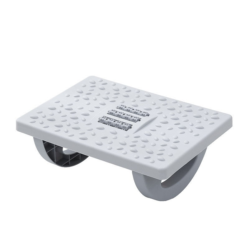 Suport Ergonomic pentru Picioare, Role de Masaj pentru Talpi, Design Anti-Stres, Plastic Rezistent, 33.5x24x12 cm, Gri