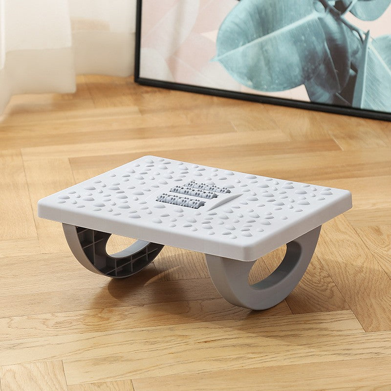 Suport Ergonomic pentru Picioare, Role de Masaj pentru Talpi, Design Anti-Stres, Plastic Rezistent, 33.5x24x12 cm, Gri