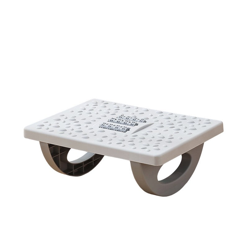 Suport Ergonomic pentru Picioare, Role de Masaj pentru Talpi, Design Anti-Stres, Plastic Rezistent, 33.5x24x12 cm, Gri
