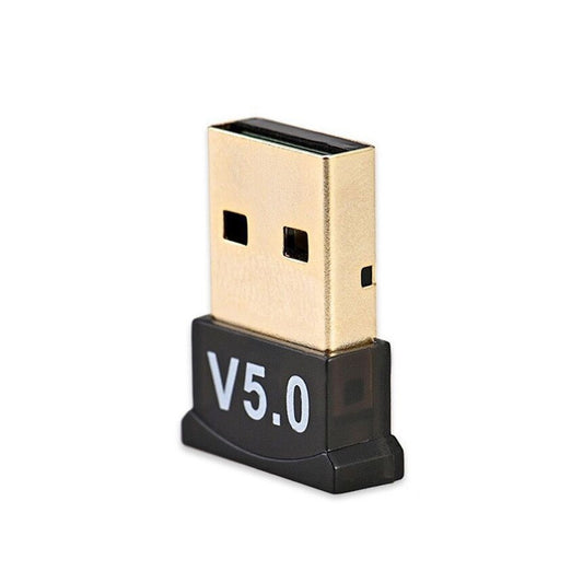 Adaptor Bluetooth 5.0 Wireless pentru PC si Laptop, Interfata USB, Viteza 20 Mbps, Raza de Actiune 10-20 m, Negru