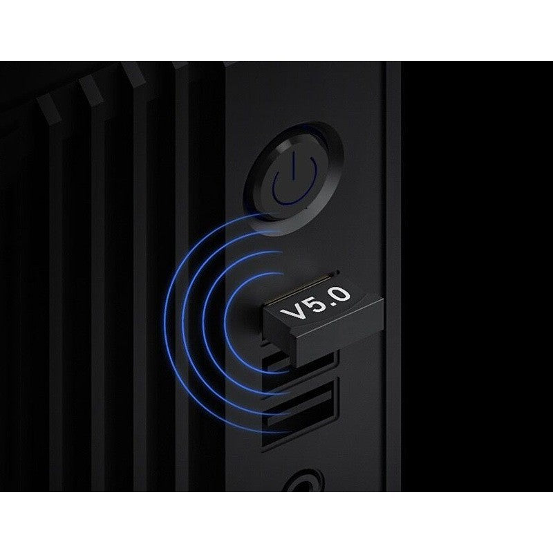 Adaptor Bluetooth 5.0 Wireless pentru PC si Laptop, Interfata USB, Viteza 20 Mbps, Raza de Actiune 10-20 m, Negru