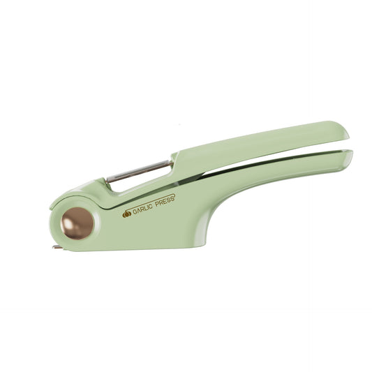 Presa Multifunctionala pentru Usturoi 4 in 1, Feliator, Desfacator Borcane si Curatator Legume, ABS si Otel Inoxidabil, 22 x 8.8 cm, Verde/Multicolor