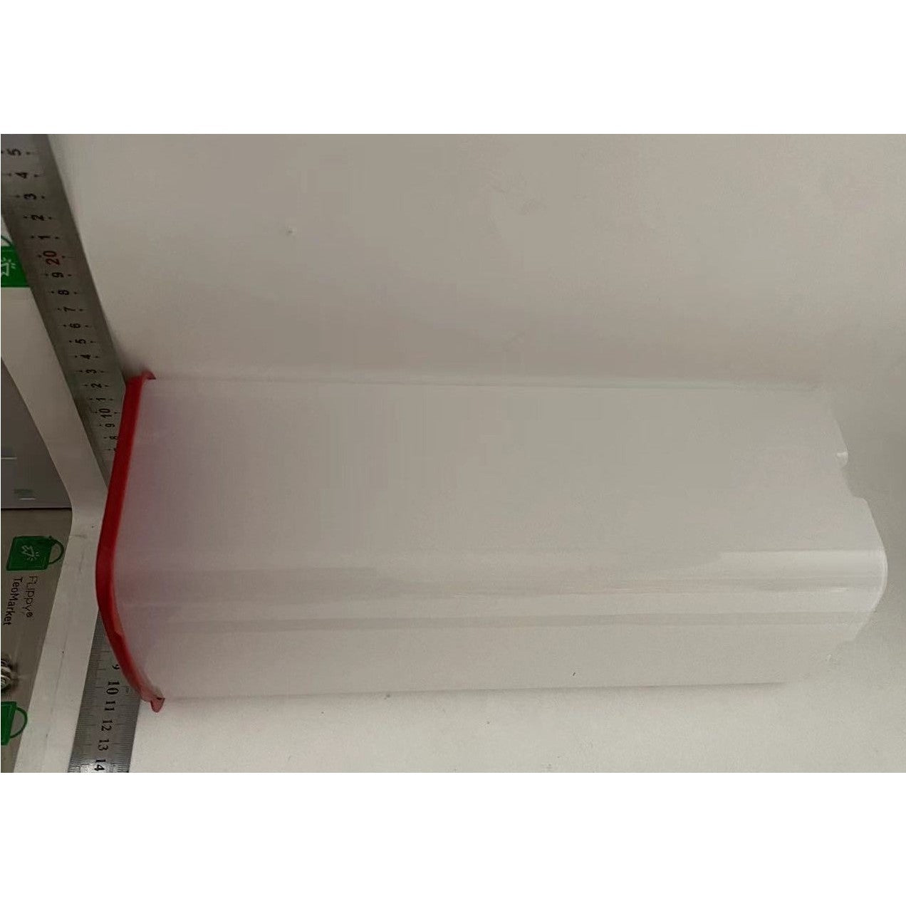 Cutie Depozitare Paine pentru Prospetime Indelungata, Recipient Dreptunghiular, Capacitate 5 L, Plastic, 34 x 13 x 13 cm, Rosu
