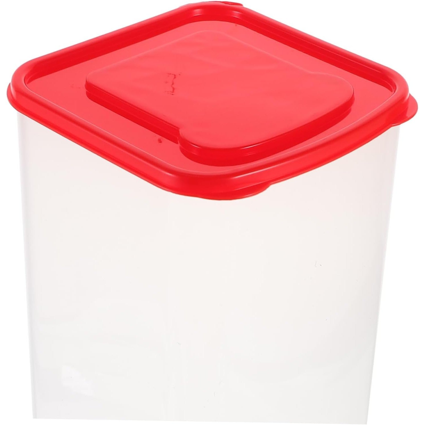 Cutie Depozitare Paine pentru Prospetime Indelungata, Recipient Dreptunghiular, Capacitate 5 L, Plastic, 34 x 13 x 13 cm, Rosu