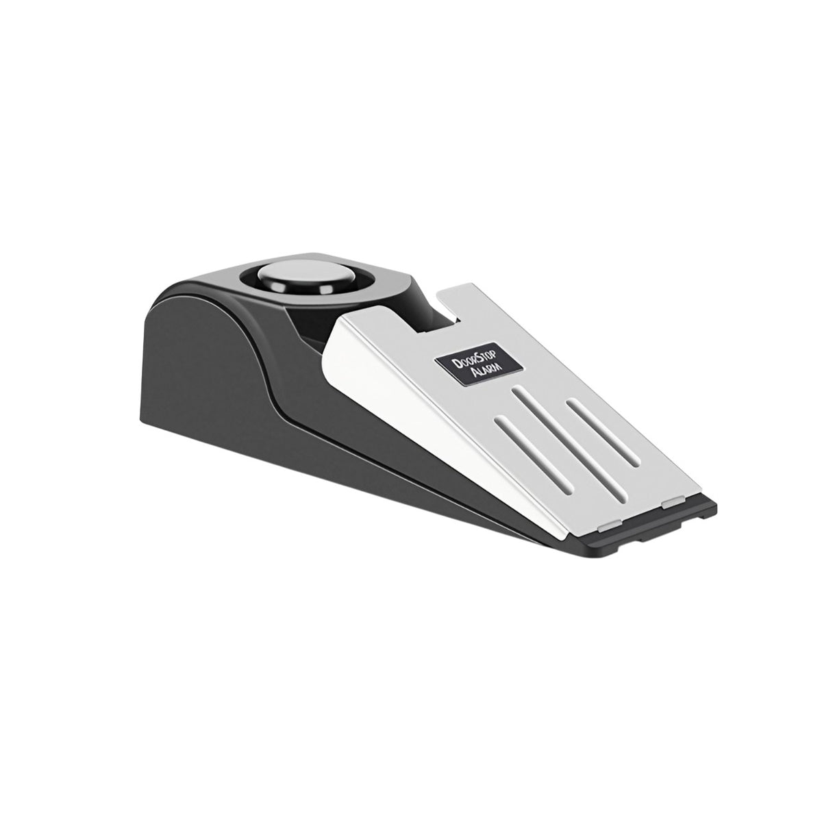 Opritor Pentru Usa Cu Alarma, Senzor Securitate 120dB, 3 Trepte Sensibilitate, Baza Antialunecare, Functionare Baterii, 14x4.5x4 cm, Negru