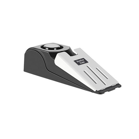 Opritor Pentru Usa Cu Alarma, Senzor Securitate 120dB, 3 Trepte Sensibilitate, Baza Antialunecare, Functionare Baterii, 14x4.5x4 cm, Negru