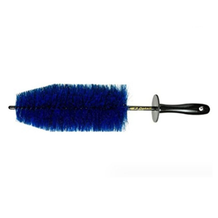 Set Perii Cosmetică Auto pentru Jante și Motor, Manere Ergonomice, Oțel și Plastic, 3 Piese, Albastru