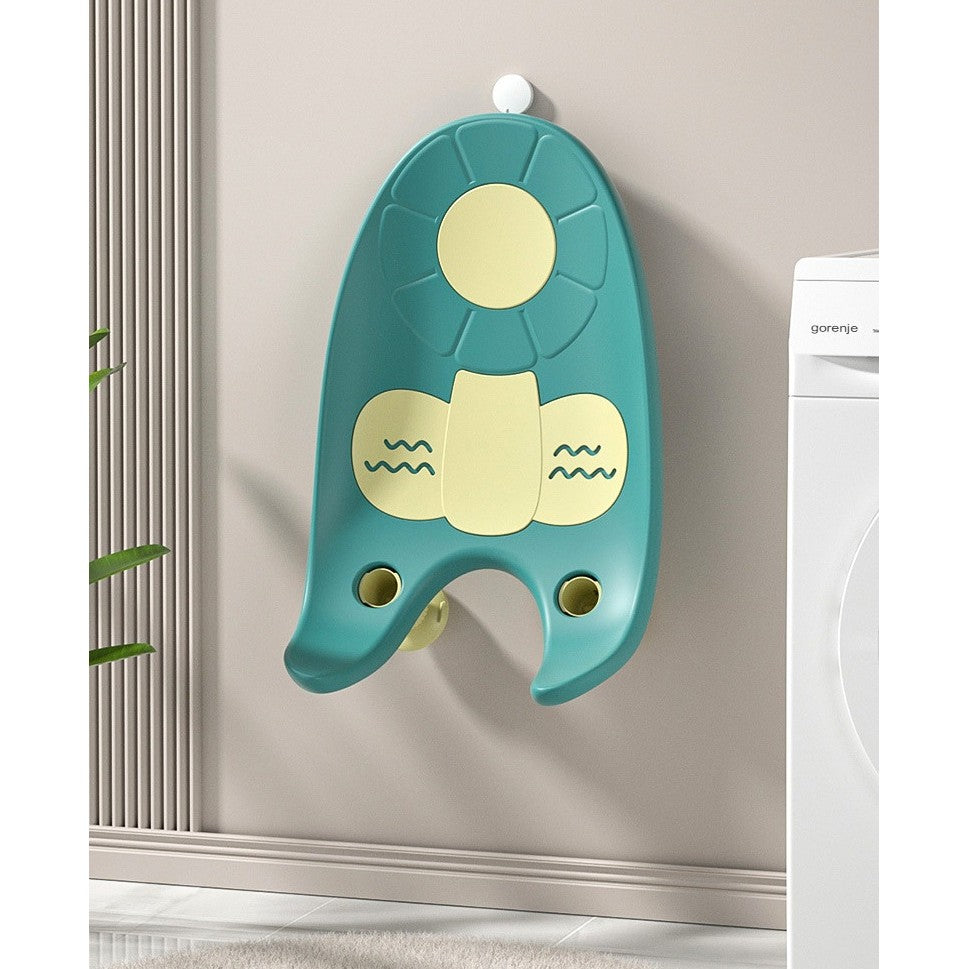 Suport Baie Bebelusi si Scaun Portabil Ergonomic, Montare pe Chiuveta sau Cada, Inclinare Reglabila cu Ventuze Antiderapante, Material TPE Moale, 0-12 Luni, 50 x 24 x 12.5 cm, Verde