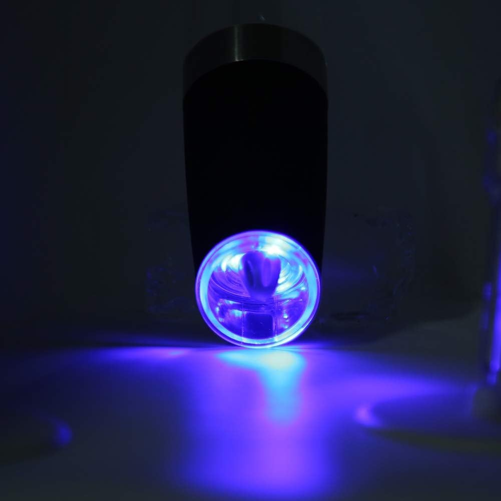 Set 2 Rasnite Electrice pentru Sare si Piper, Macinare Ajustabila si Lumina LED, Functionare pe Baterii, ABS si Recipient Transparent, 20x6.5 cm, Negru/Transparent