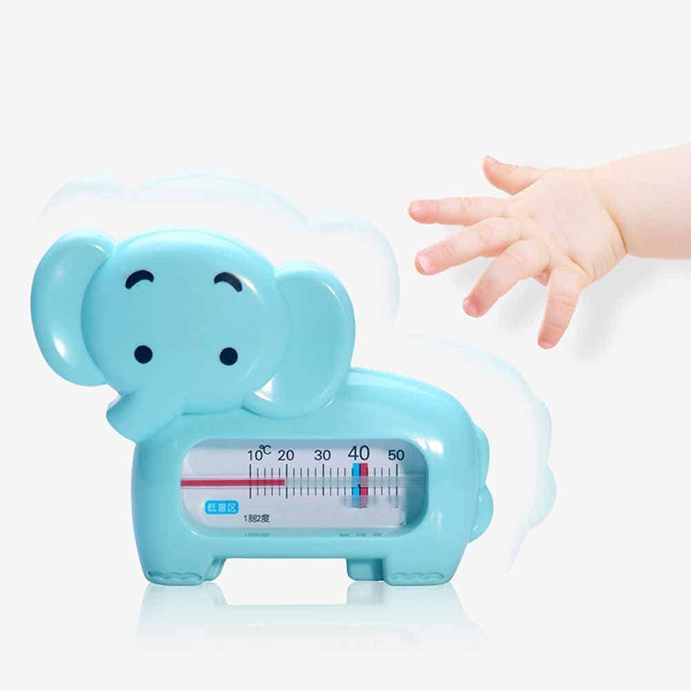 Termometru pentru Baie si Camera, Plutitor si Rezistent la Apa, Fara Mercur, Model Elefant, Material ABS, 11.5x9x2 cm, Albastru