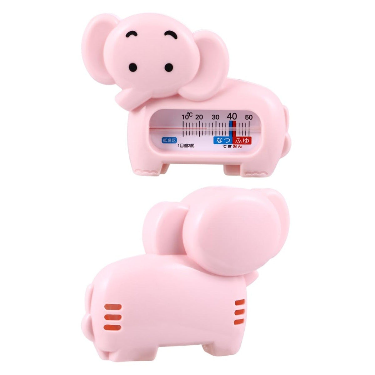 Termometru pentru Baie si Camera, Plutitor si Rezistent la Apa, Fara Mercur, Model Elefant, Material ABS, 11.5x9x2 cm, Roz