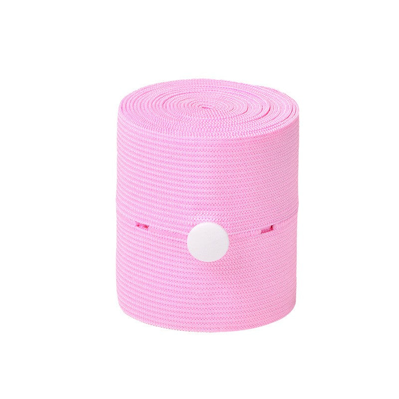 Set 2 Centuri Monitorizare Ritm Cardiac Fetal, Material Elastic si Respirabil, Tesatura Moale Reglabila, 6 x 130 cm, Roz
