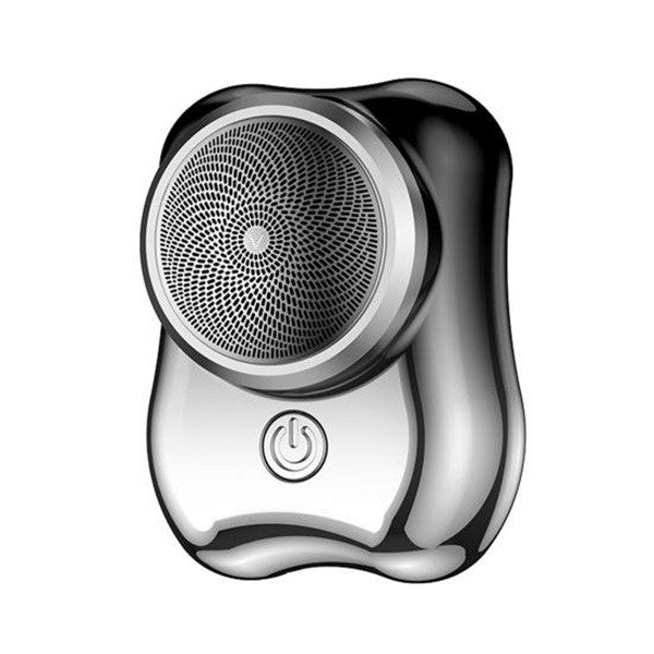 Aparat de Ras Electric Portabil, Mini Shaver cu Incarcare USB Type-C, Rezistent la Apa IPX7, Utilizare Umeda si Uscata, Autonomie 60 min, ABS si Aliaj de Aluminiu, Negru/Mov, 6.5 x 4.5 x 4 cm