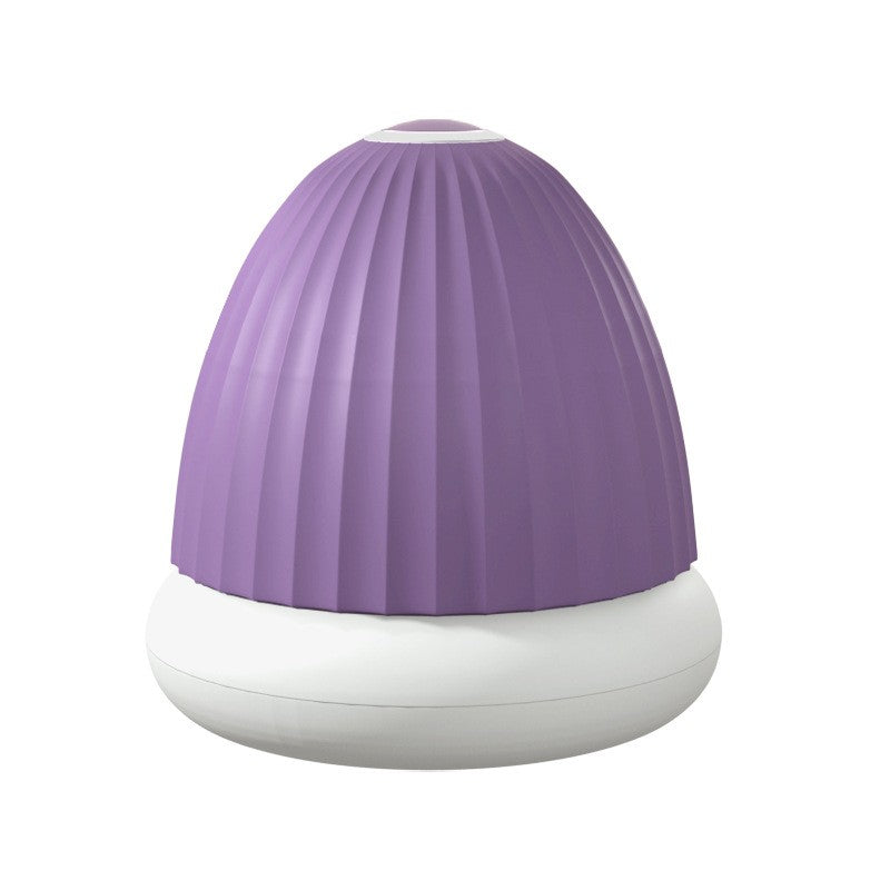 Aparat de Scame 2 in 1 si Lampa de Veghe, Curatare Haine, 6 Lame Otel Inoxidabil, 3 Trepte de Putere, Incarcare USB Tip C, 4 W, 9 x 10 cm, Mov