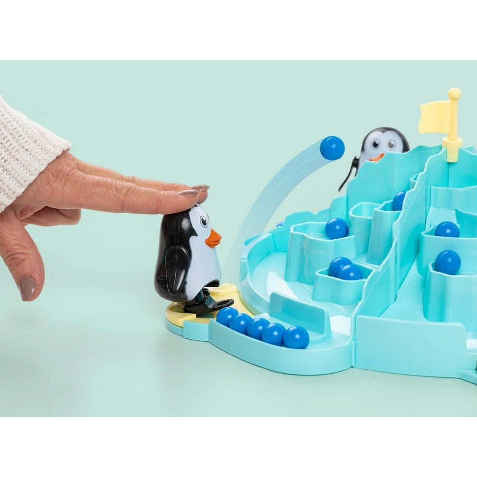 Joc Interactiv Bătălia Pinguinilor, Joc de Strategie și Îndemânare pentru 2-4 Jucători, Plastic Rezistent, 42 Piese, 3 Ani+, Multicolor