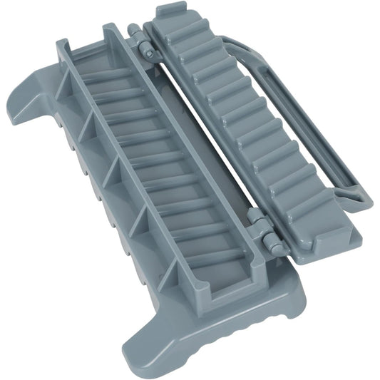 Presa pentru Carne si Dispozitiv de Infasurat Kebab, Aparat pentru Sarmale si Sushi, Plastic ABS Rezistent, 29 x 7.5 x 2.6 cm, Gri