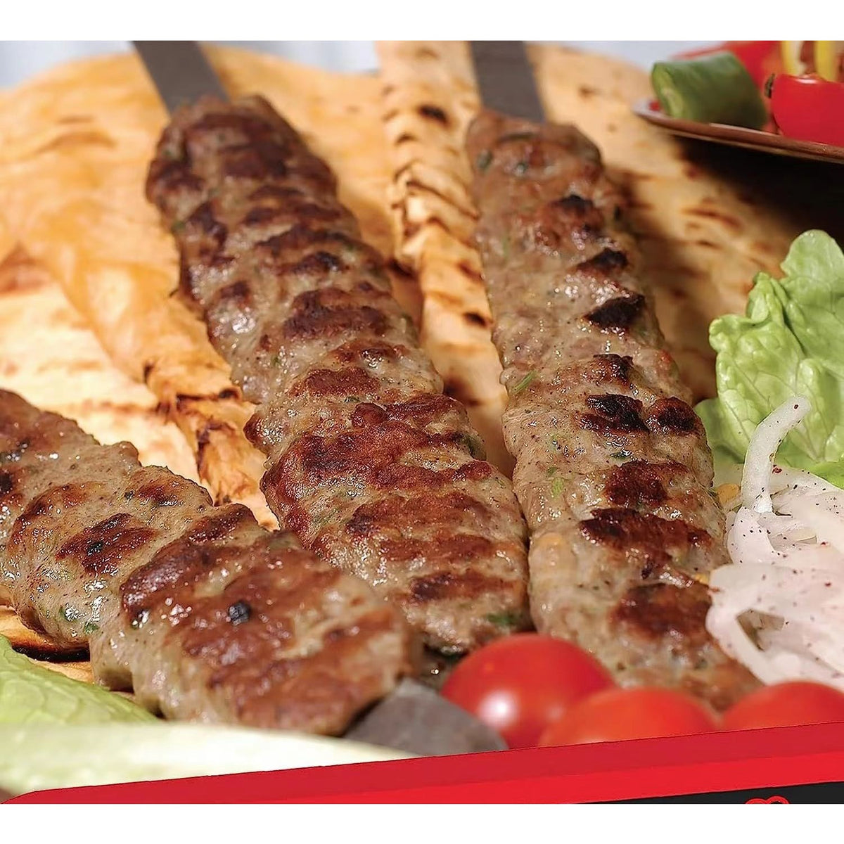 Presa pentru Carne si Dispozitiv de Infasurat Kebab, Rulouri, Sushi sau Sarmale, Material ABS Durabil, cu Maner Ergonomic, 29 x 7.5 x 2.6 cm, Alb