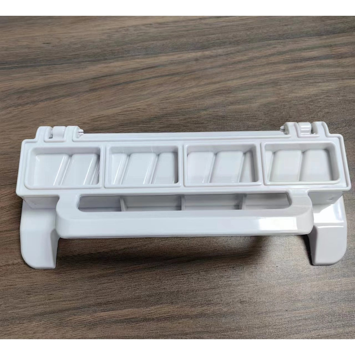 Presa pentru Carne si Dispozitiv de Infasurat Kebab, Rulouri, Sushi sau Sarmale, Material ABS Durabil, cu Maner Ergonomic, 29 x 7.5 x 2.6 cm, Alb