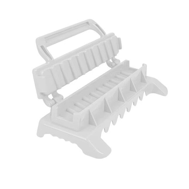 Presa pentru Carne si Dispozitiv de Infasurat Kebab, Rulouri, Sushi sau Sarmale, Material ABS Durabil, cu Maner Ergonomic, 29 x 7.5 x 2.6 cm, Alb