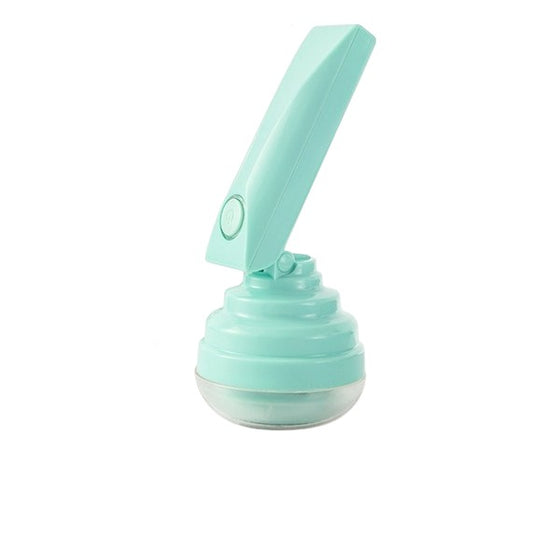 Aparat Pentru Curatat Scame, Par Si Praf, Trimmer Textile Cu Lame Din Otel Inoxidabil, Maner Flexibil, Incarcare USB, 13x8 cm, Verde