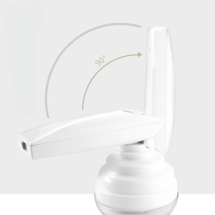 Aparat Curatat Scame, Trimmer pentru Par si Praf, Lame Otel Inoxidabil, Maner Flexibil si Ergonomic, Incarcare USB, 13x8 cm, Alb