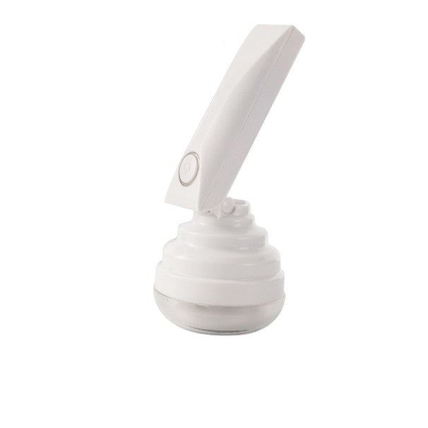 Aparat Curatat Scame, Trimmer pentru Par si Praf, Lame Otel Inoxidabil, Maner Flexibil si Ergonomic, Incarcare USB, 13x8 cm, Alb