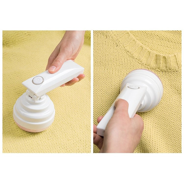 Aparat Curatat Scame, Trimmer pentru Par si Praf, Lame Otel Inoxidabil, Maner Flexibil si Ergonomic, Incarcare USB, 13x8 cm, Alb