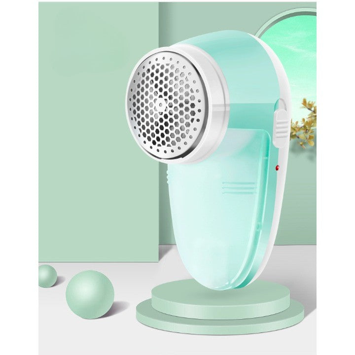 Aparat Pentru Curatat Scame, Par Si Praf, Lame Din Otel Inoxidabil, Incarcare USB Type-C, Design Ergonomic Portabil, 13x7 cm, Verde