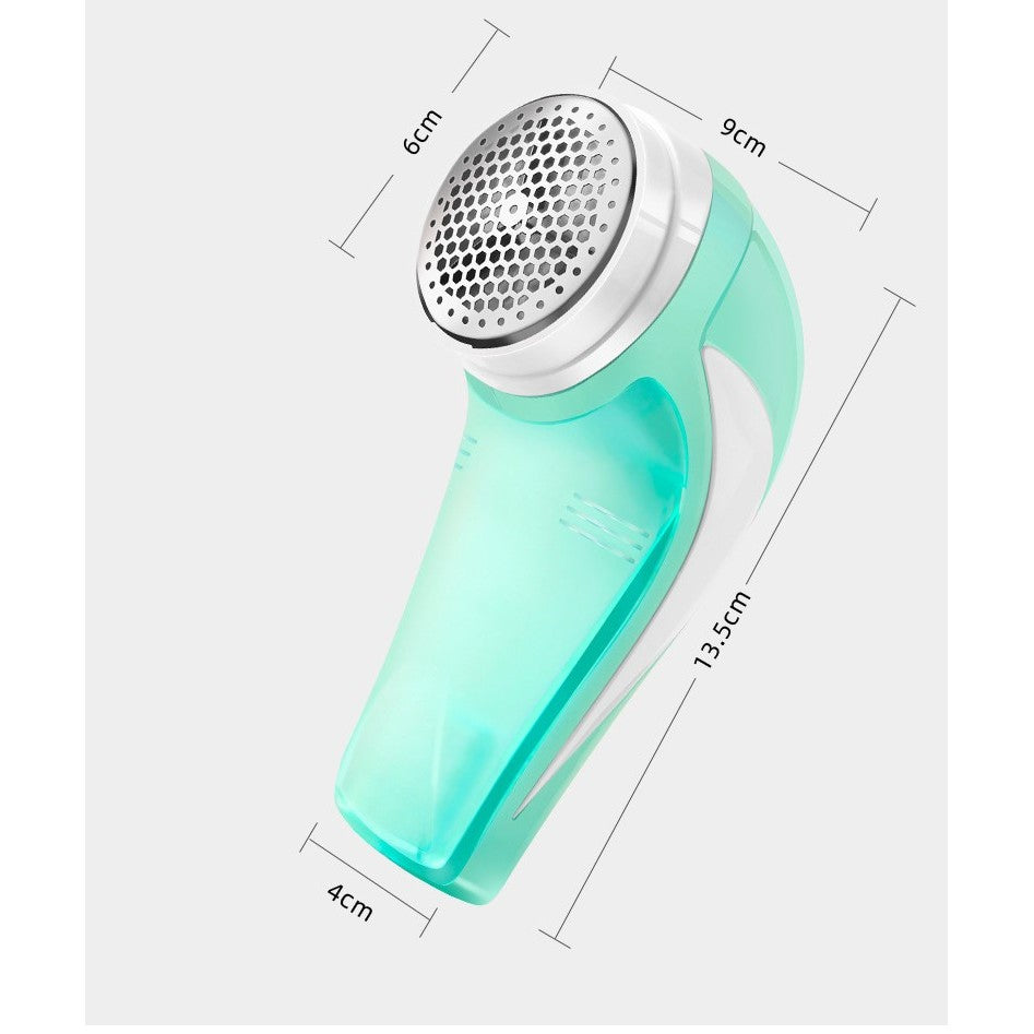 Aparat Pentru Curatat Scame, Par Si Praf, Lame Din Otel Inoxidabil, Incarcare USB Type-C, Portabil Pentru Haine Si Tapiterie, Include Perie Si Cablu, 13.5x9 cm, Verde