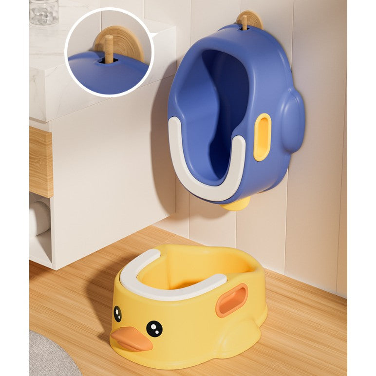 Olita pentru Copii, Ratusca Portabila cu Compartiment Detasabil si Maner, Material Non-Toxic, Varsta +1 An, Albastru