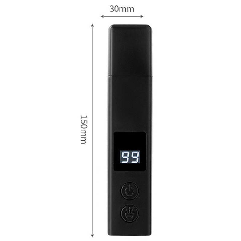 Pila Electrica pentru Caini si Pisici, Trimer pentru Gheare cu Laser pentru Joaca, Display Digital, Incarcare USB, 3 Viteze, Plastic ABS, 15 x 3 cm, Negru