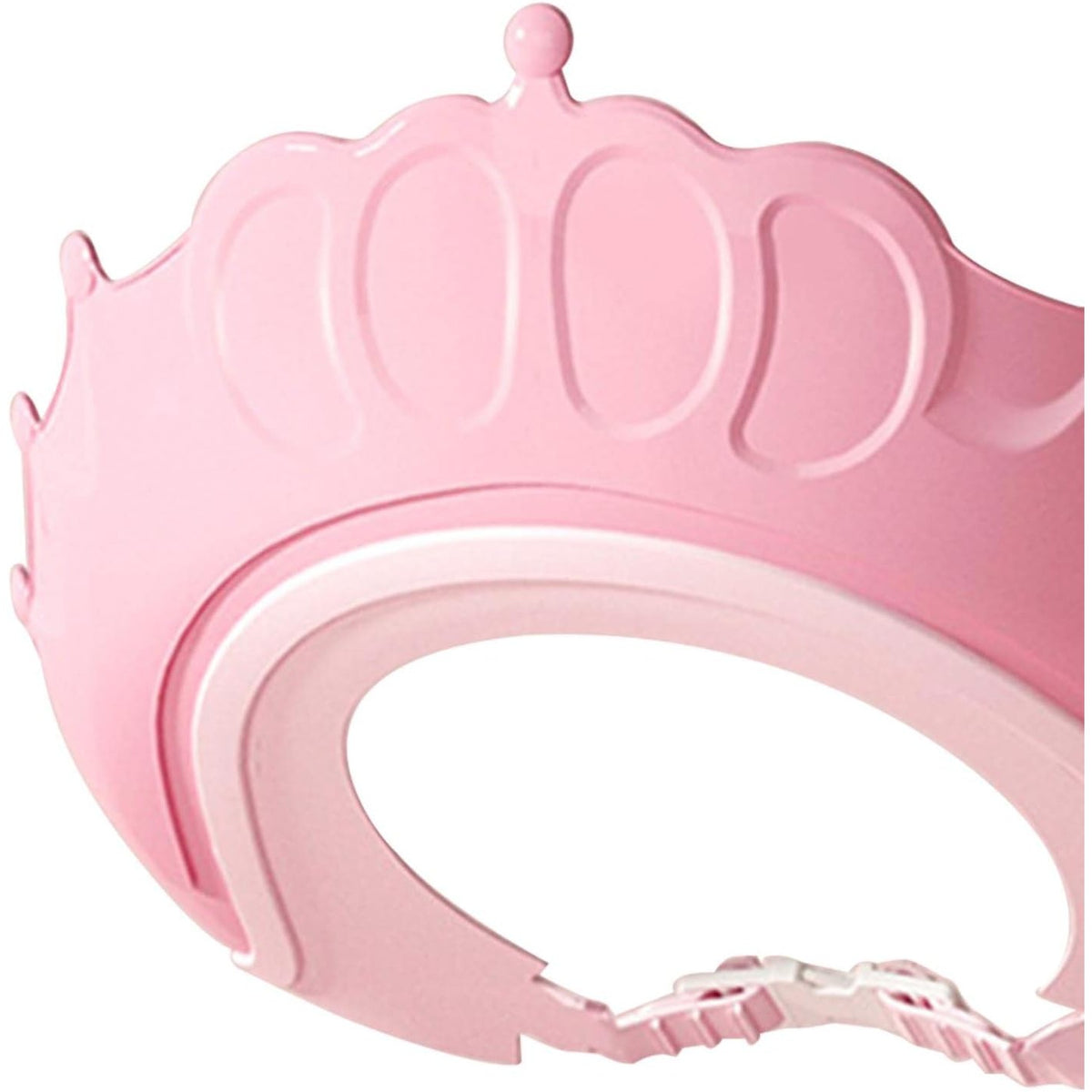 Fippy Viziera Protectie Baie pentru Copii si Bebelusi, Model Coronita, Protectie Ochi si Urechi Impotriva Samponului, Banda Ajustabila, TPE si Silicon Moale, 24x22 cm, Roz