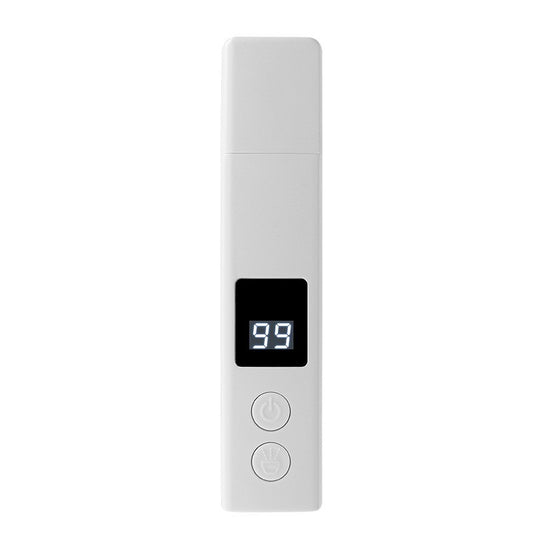 Pila Electrica pentru Caini si Pisici, Trimer pentru Gheare cu Laser pentru Joaca, Display Digital, Incarcare USB, 3 Viteze, Capac Protectie, 15 x 3 cm, Alb
