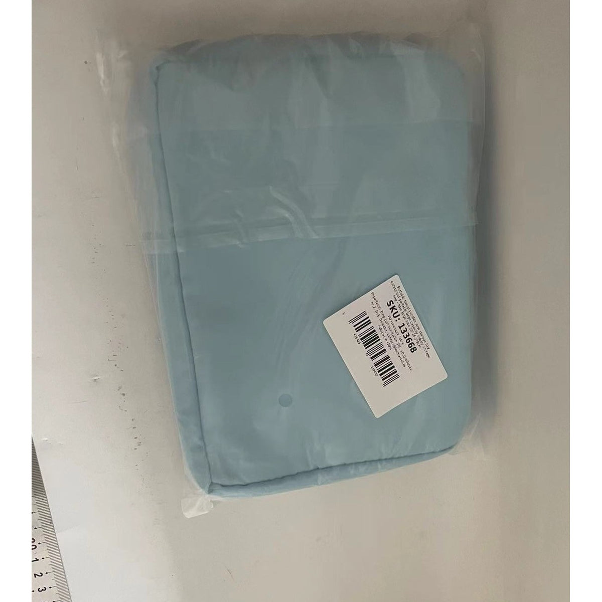Geanta de Calatorie pentru Cosmetice si Articole de Toaleta, Organizator 2 in 1 cu Portfard Detasabil si Suport Pensule, Material Impermeabil PU, 23 x 16 x 8 cm, Albastru