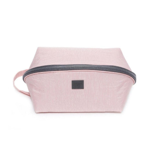 Geanta Organizator Lenjerie 3 in 1 pentru Calatorii, Depozitare Sutiene si Sosete, Deschidere 180 Grade cu Maner, Poliester Respirabil, 23 x 13 x 13 cm, Roz
