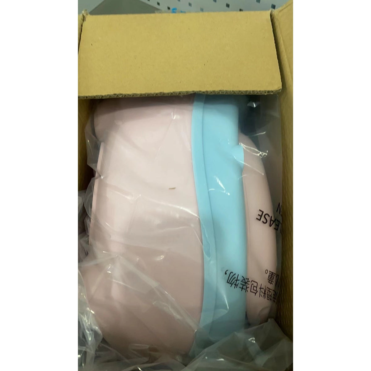 Olita pentru Copii cu Colac Moale din PU, Compartiment Detasabil si Baza Antiderapanta, Design Animat Ciclop, Plastic, +6 Luni, 33 x 21 x 45 cm, Albastru/Roz